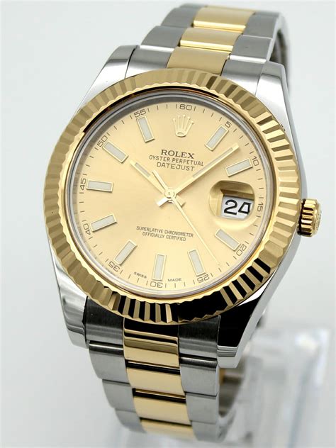 rolex datejust ii 2014 stahl / gold 41mm|rolex datejust 41 price.